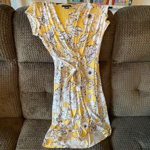 Yellow flower dress